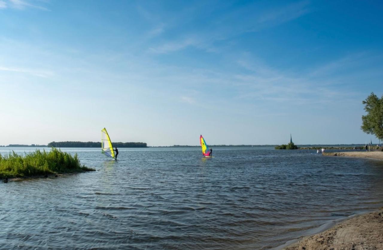Luxus Cube Meerblick Veluwemeer Am Strand In Erster Reihe Hulshorst Exterior photo