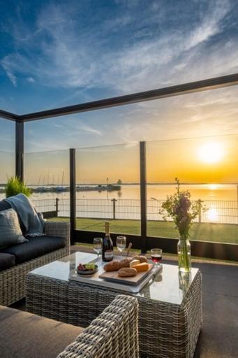 Luxus Cube Meerblick Veluwemeer Am Strand In Erster Reihe Hulshorst Exterior photo